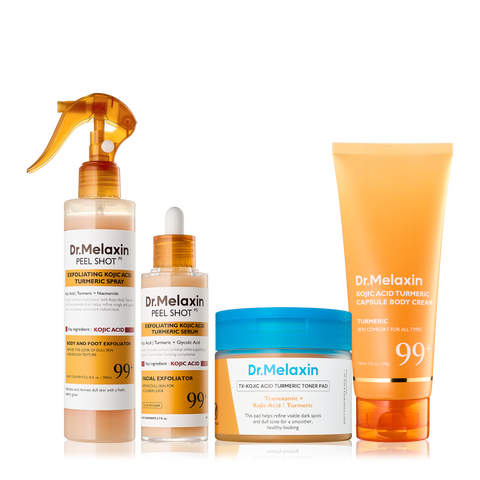 Kojic Acid Amber Face & Body Care Set - Dr.Melaxin.us