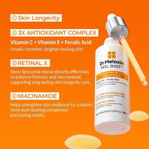 Peel Shot Exfoliating MELA-C·E Ferulic Serum