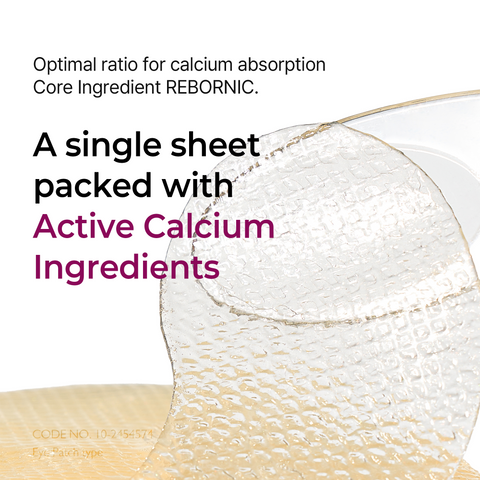 [😮 Under-Eye Hollows & Crow's Feet?] Firm & Brighten in One Patch — Dr.Melaxin Cemenrete Calcium Eye Patch - Dr.Melaxin.us