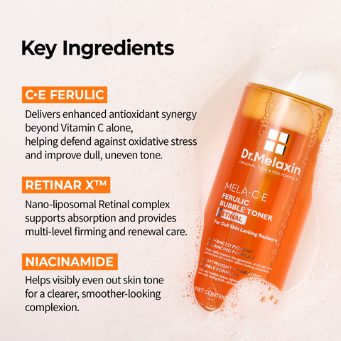 Mela-C·E Ferulic Bubble Toner