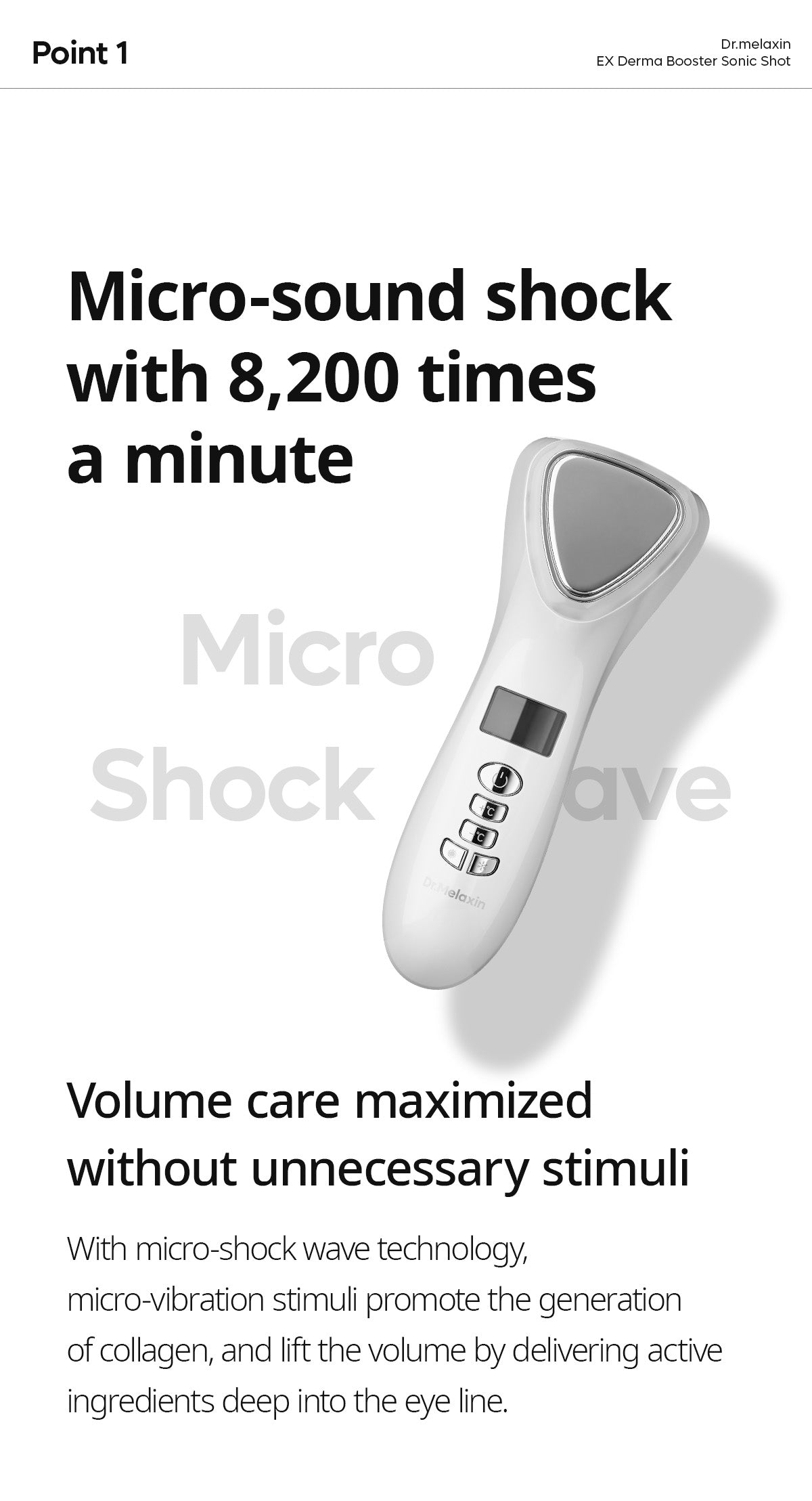 EX Derma Booster Sonic Shot – Dr.Melaxin.us