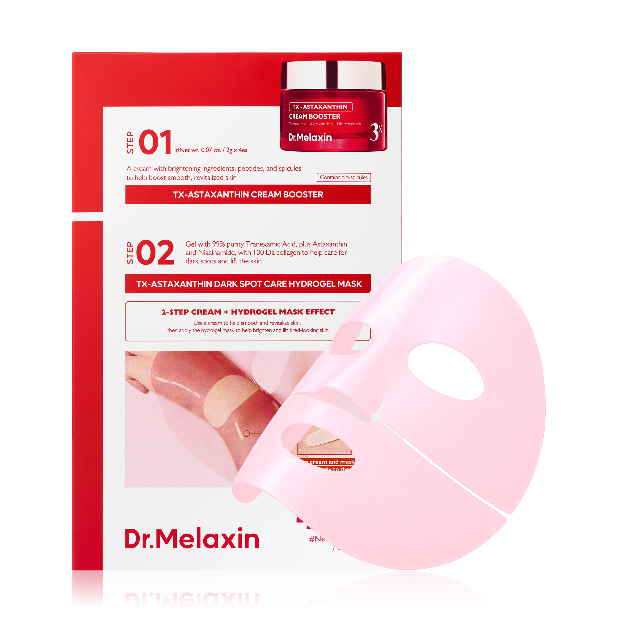 Dr.Melaxin TX-ASTAXANTHIN DARK SPOT CARE CREAM HYDEOGEL MASK