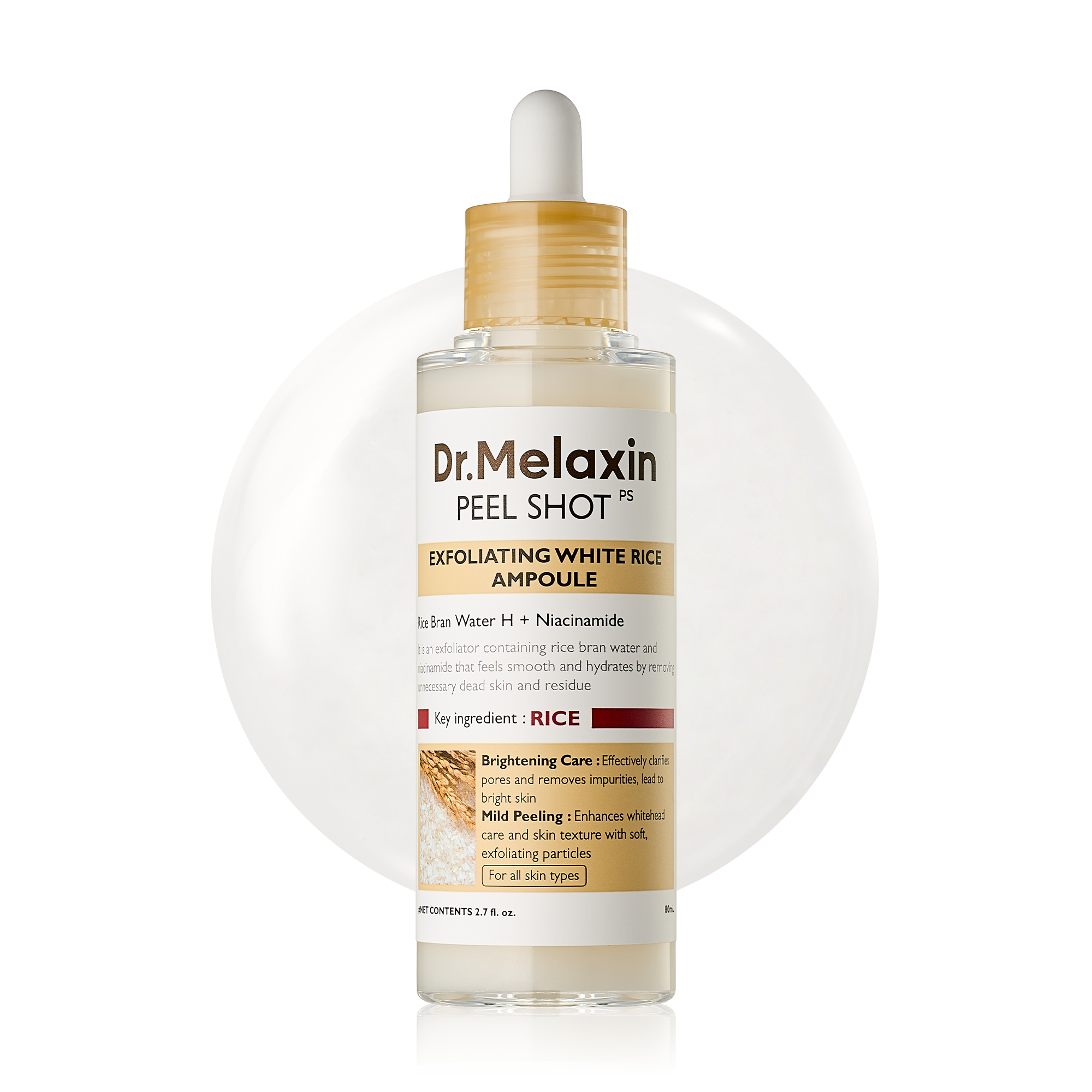 Peel Shot Exfoliating White Rice Ampoule 80ml