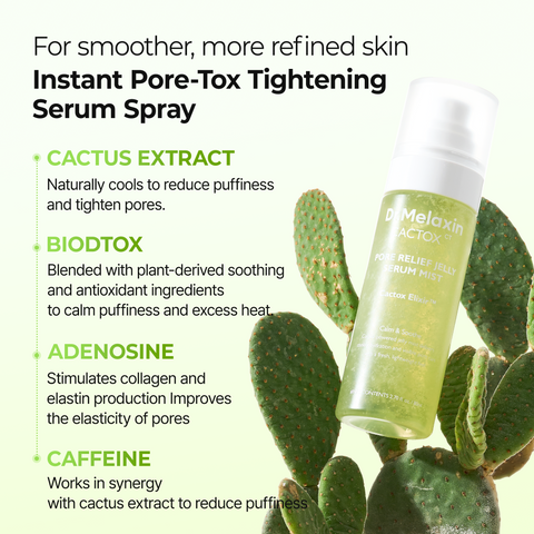 CACTOX Pore Relief Jelly Serum Mist