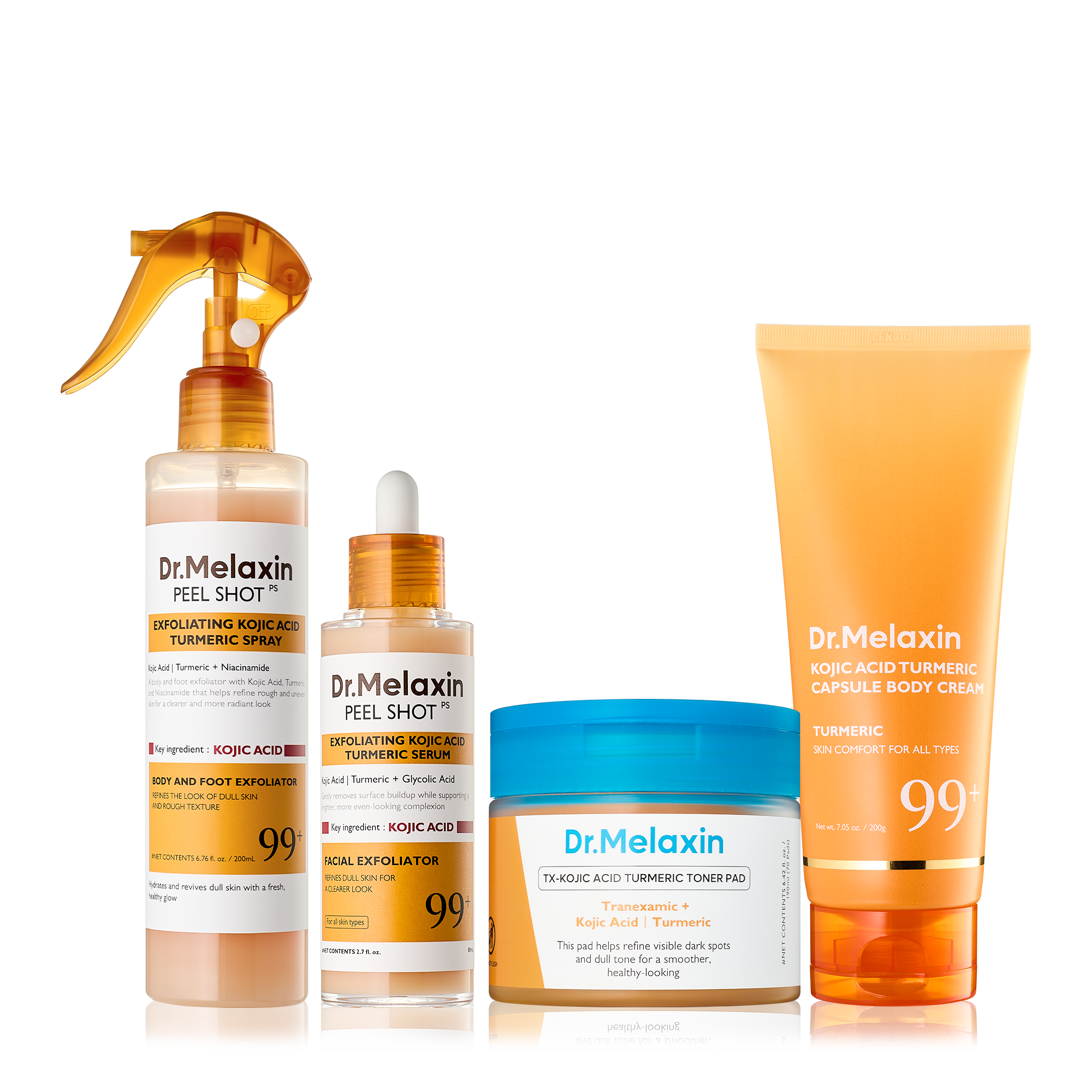 Kojic Acid Amber Face & Body Care Set