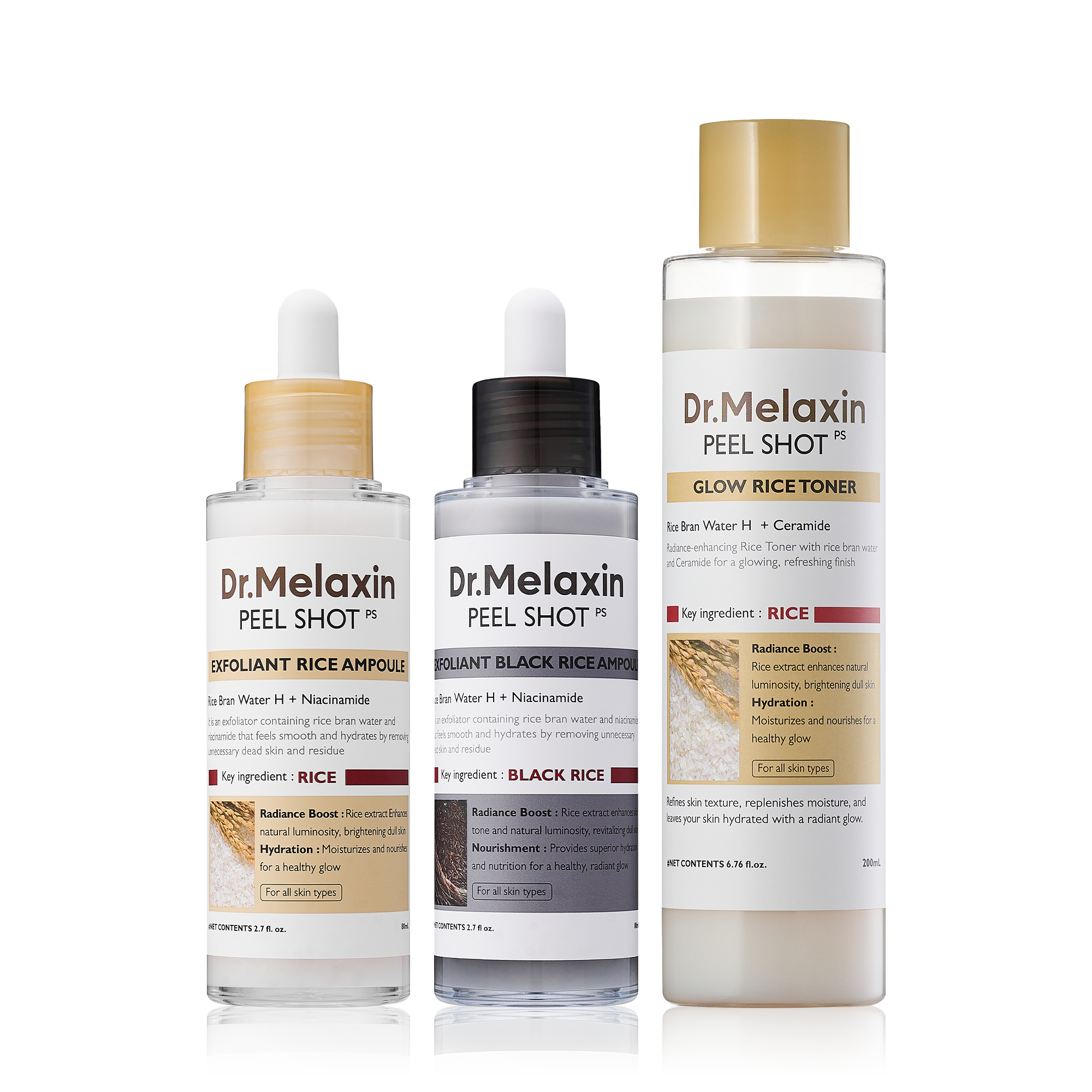 Peel Shot Exfoliating Glow Rice Line