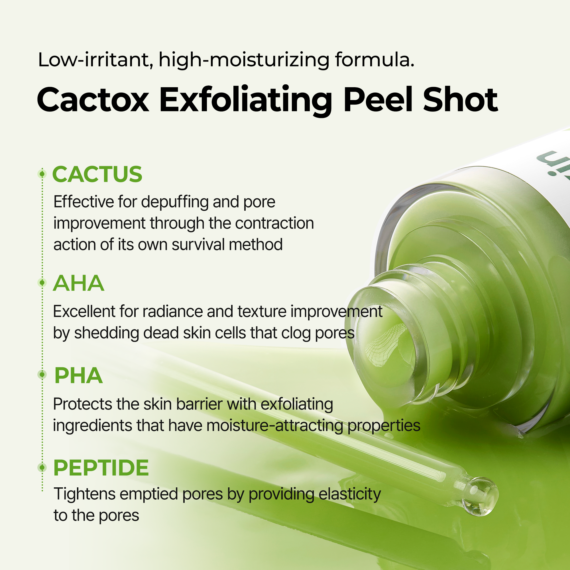 Peel Shot Exfoliating Cactox Serum – Dr.Melaxin.us