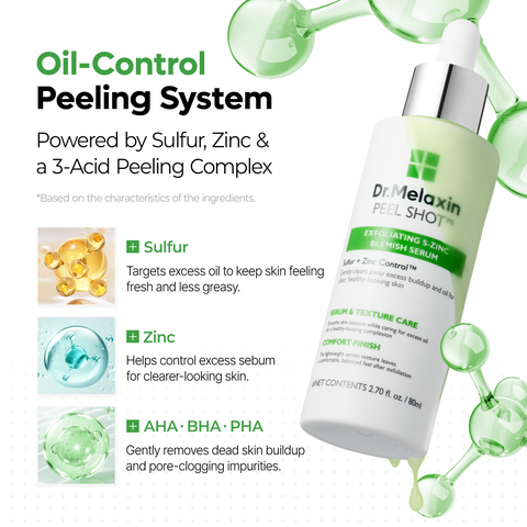 PEEL SHOT Exfoliating S-ZINC Blemish Serum