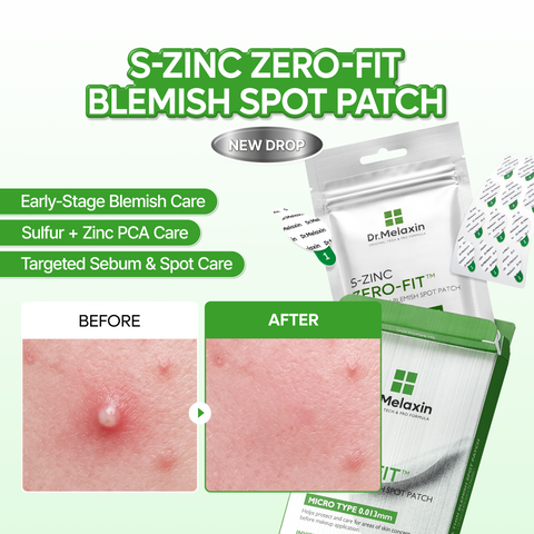 [0.013mm Ultra-Thin Invisible Blemish Care] S-ZINC ZERO FIT Acne Patch
