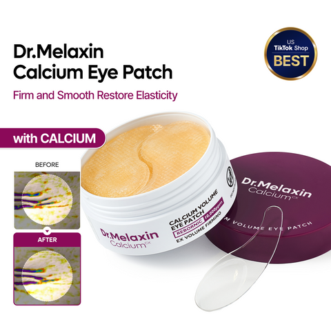 [😮 Under-Eye Hollows & Crow's Feet?] Firm & Brighten in One Patch — Dr.Melaxin Cemenrete Calcium Eye Patch