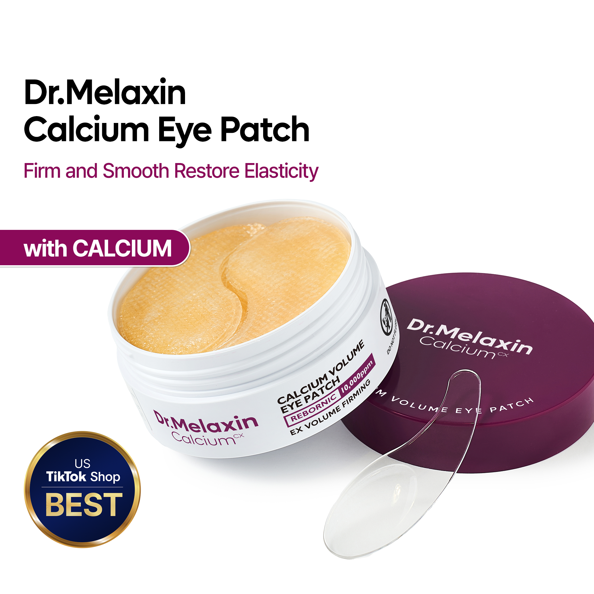 [😮 Under-Eye Hollows & Crow's Feet?] Firm & Brighten in One Patch — Dr.Melaxin Cemenrete Calcium Eye Patch - Dr.Melaxin.us