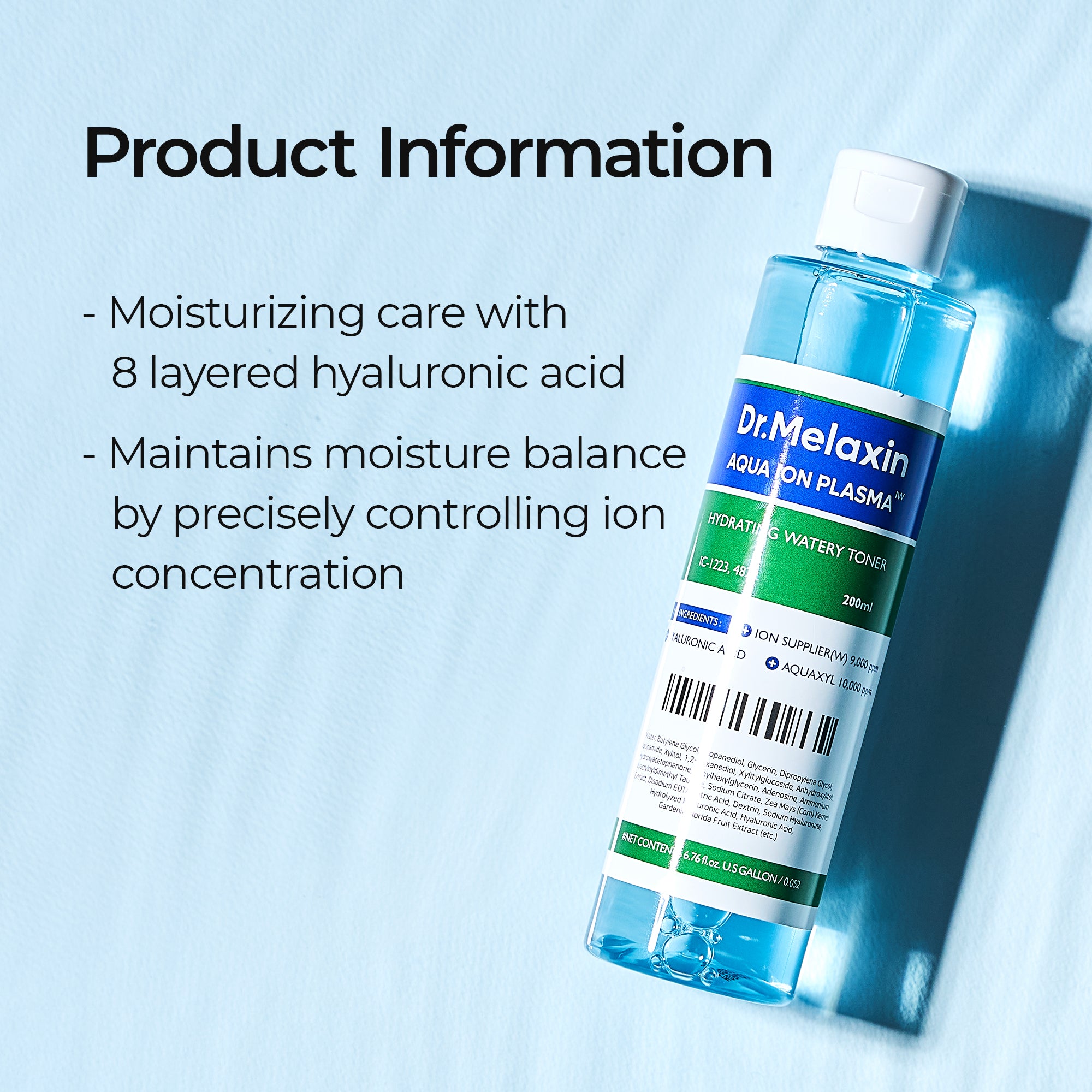 Aqua Ion Plasma Hydrating Watery Toner – Dr.Melaxin.us
