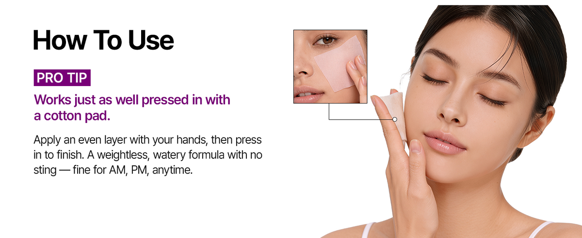 Calcium Skin Longevity Routine Set — how to use