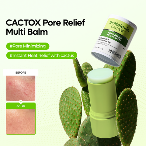 [🌵 Instant Cooling] Enlarged Pores & Puffiness Relief — Dr.Melaxin Cactox Pore Balm Stick